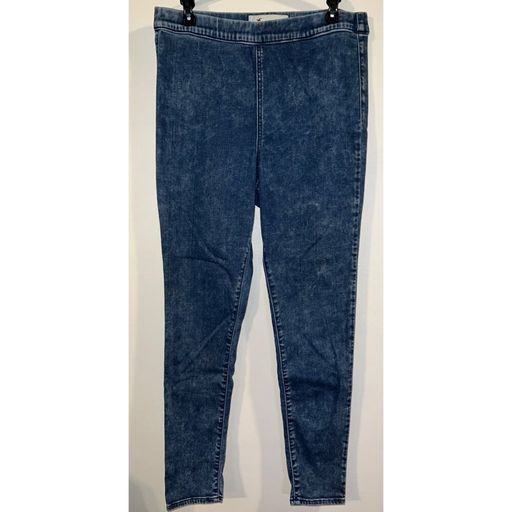 Hollister Womens XL Blue Pants Tapered Leg